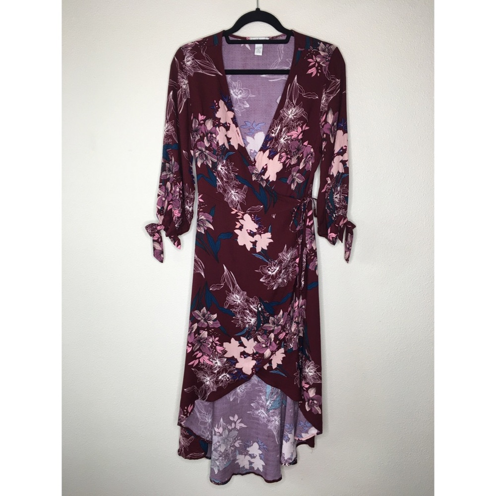 Charlotte Russe Floral Wrap Dress